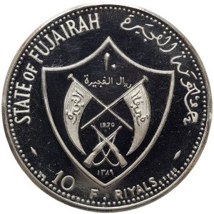 Fujairah, Muhammad Bin Hammad Al-Sharqi, 10 Riyals 1970
