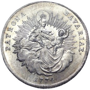 Germany, Bavaria, Maximilian III Joseph, 1/2 Taler 1774, Munich