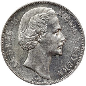 Germany, Bavaria, Ludwig II, Vereinstaler 1871, Munich