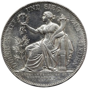 Germany, Bavaria, Ludwig II, Vereinstaler 1871, Munich