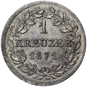 Germany, Bavaria, Ludwig II, 1 Kreuzer 1871, Munich