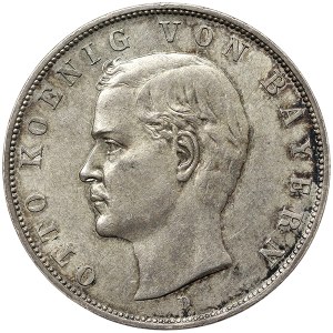 Germany, Bavaria, Otto, 3 Mark 1909, D Munich