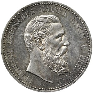 Germany, Prussia, Friedrich III, 5 Mark 1888, A Berlin