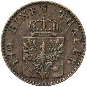 Germany, Prussia, Wilhelm I, 2 Pfennig 1865, A Berlin