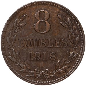 Guernsey, British Dependency, 8 Doubles 1918, H - Birmingham