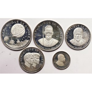 Guinea, Lot 5 pcs. 1969
