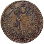Hungary, Sigismund of Luxembourg, Vintage fake in copper of a Goldgulden n.d., Kremnitz