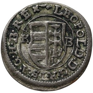 Hungary, Leopold I, Denar 1674, Kremnitz