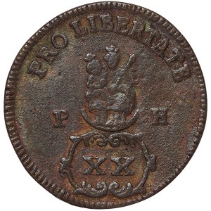 Hungary, Revolutionary coinage, 20 Poltura 1705, Kremnitz