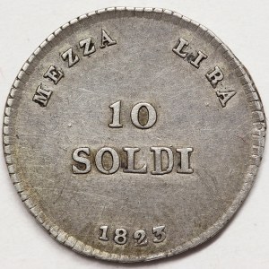 Firenze, Ferdinando III di Lorena, 10 Soldi 1823