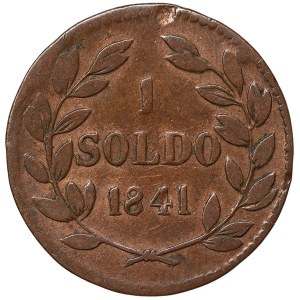 Lucca, Carlo Lodovico of Borbone, 1 Soldo 1841