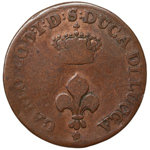 Lucca, Carlo Lodovico of Borbone, 1 Soldo 1841