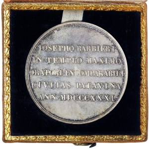 Padova, Giovanni Barbieri (1774-1852), Medaglia commemorativa 1831