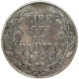 Parma, Ferdinando of Borbone, 6 Lire 1795
