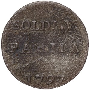 Parma, Ferdinando of Borbone, 5 Soldi 1797