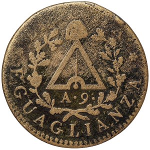Subalpine Republic, 2 Soldi 1801