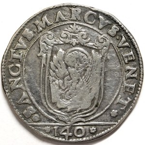 Venice, Pasquale Cicogna, Scudo della Croce da 140 Soldi n.d.