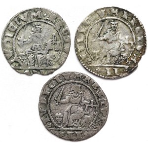 Wenecja, moneta anonimowa, 3 szt. 2 Gazzette n.d.