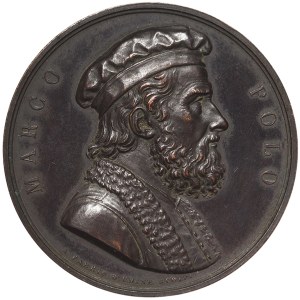 Venice, Marco Polo, Medal Meeting of Italian Scientists 1847