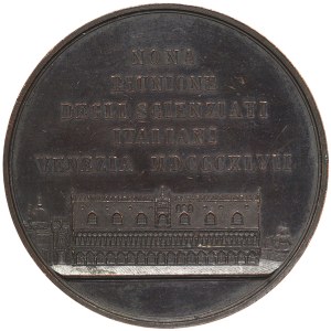 Venice, Marco Polo, Medal Meeting of Italian Scientists 1847