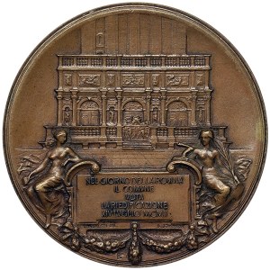 Venice, Vittorio Emanuele III, Medal Reconstruction of St. Mark's Bell Tower 1912