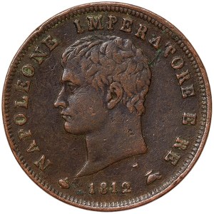 Kingdom of Italy, Napoleon I, 1 Soldo 1812, Milan