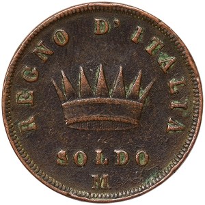 Kingdom of Italy, Napoleon I, 1 Soldo 1812, Milan