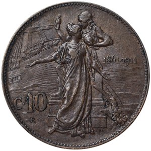 Italské království, Vittorio Emanuele III, 10 Centesimi 1911, Řím