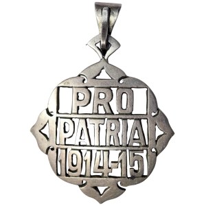 Kingdom of Italy, Vittorio Emanuele III, Patriotic Pin WWI 1914-15