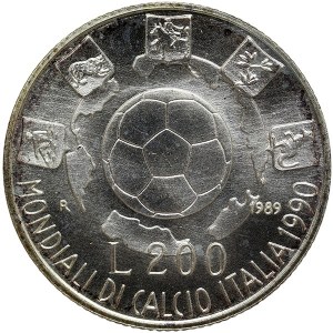 Italienische Rep., 200 Lire 1989, Rom