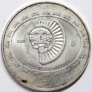 Mexico, Second Rep., 1 Peso 1998