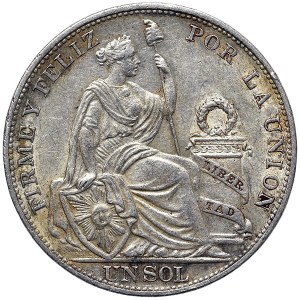 Peru, 1 Sol 1894, Lima