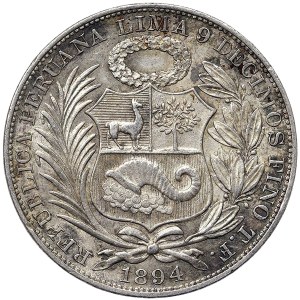 Peru, 1 Sol 1894, Lima