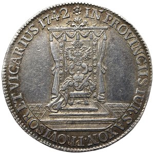 Poland, August III von Sachsen, 1/2 Reichstaler 1742