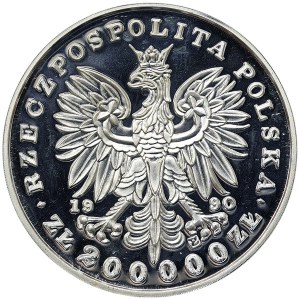 Poland, 200.000 Zlotych 1990