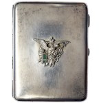 Russia, Silver Cigarette Case witn Odessa School of Ensigns coat of arms