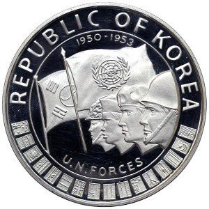 South Korea, 1.000 Won UN Forces in Korea 1970