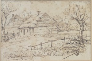 Franciszek Przebindowski (1887-1937), Chaty z Brzeska, 1905
