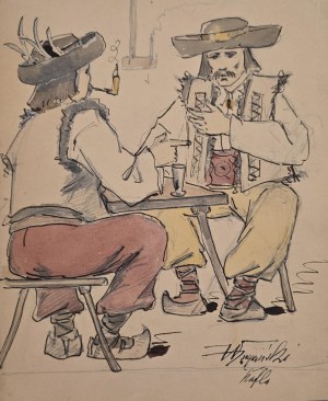 Walerian Kryciński (1852-1929), Górale z fajką