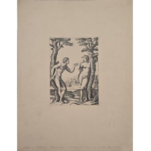 Marcantonio Raimondi (1480-1534), Adam i Ewa