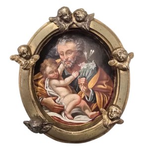 Neznámy umelec, Svätý Jozef s dieťaťom, 1790