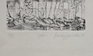Wanda Ładniewska-Blankenheimowa (1905-1995), Kompozycja organiczna, 1982