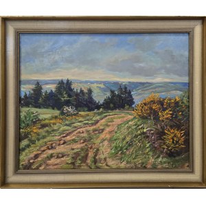 Unidentified artist, Landscape with dirt road, 20th century