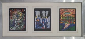Friedensreich Hundertwasser (1928-2000), Reprodukcje trzech grafik