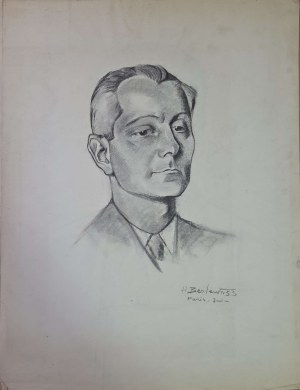 Henryk Berlewi (1894-1967), Portret Paryż, 1953