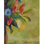 Slawomir Mieleszko (1938-2021), Bouquet with poppies, 2002