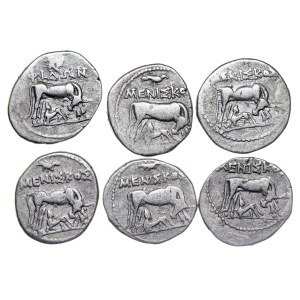 Greece - Illyria, Apollonia, Drachm ca. 229 BC - LOT - 6 pcs
