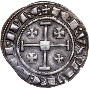 CRUSADER STATES. Cyprus. Groschen, ND (1324-59). Hugo IV.