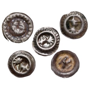 BRANDENBURG-PRUSSIE - Frédéric II, 1440-1471, Bracteate LOT