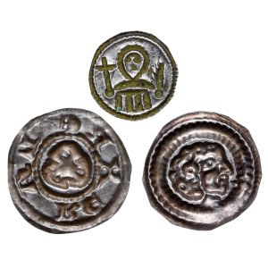 Hungary - Geza II. - Bela IV Denar / Bracteate LOT